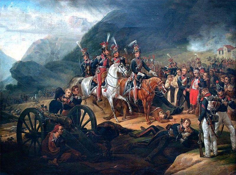 Horace Vernet Battle of Somosierra. France oil painting art